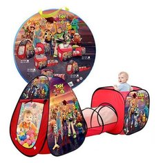 Палатка с тоннелем "История игрушек" Т1035-11 / 255 х 80 х 90 см Нет бренда