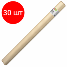 Комплект 30 шт, Калька под карандаш, рулон 420 мм х 20 м, 30 г/м2, STAFF, 128994