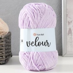YarnArt Пряжа "Velour" 100% микрополиэстер 170м/100г (859 сирень)