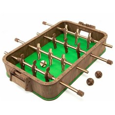 Конструктор деревянный 3D EWA Настольный футбол Eco Wood Art