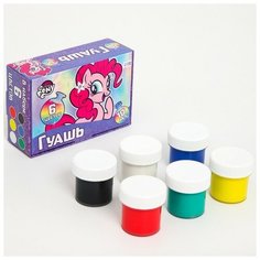 Гуашь 6 цветов по 10 мл, My Little Pony Hasbro