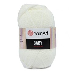 Пряжа YarnArt Baby белый (501)