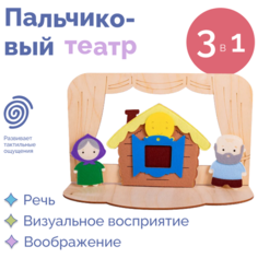 Детская мягкая игра настольный театр русские народые сказки для детей: Колобок, Репка, Курочка Ряба, настольная игра для малышей, пальчиковый театр Фетров