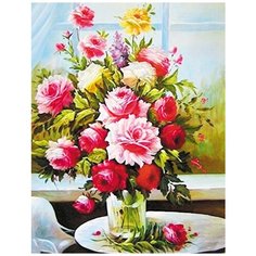 Алмазная мозаика на подрамнике HWA2120, 40x50 см Нет бренда