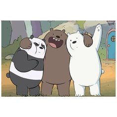 Картина по номерам на холсте мультфильм вся правда о медведях 5388