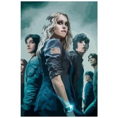 Картина по номерам на холсте Сериал Сотня 5301 40x60