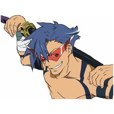 Картина по номерам на холсте аниме гуррен лаганн gurren lagann - 2402