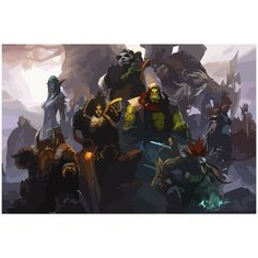 Картина по номерам на холсте world of warcraft - 387