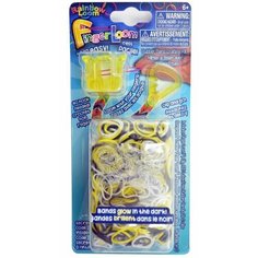 Набор для плетения браслетов из резиночек RAINBOW LOOM R0037B Фингер Лум, Жёлтый