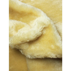 Ткань Мех искусственный светло-бежевый с ворсом 9мм для шитья игрушек и рукоделия, И-56-1, отрез 150x150 см КиКТойс