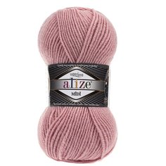 Пряжа Alize Superlana midi (Ализе Суперлана миди) - 1 моток 161 Пудра, 75% акрил 25% шерсть, 170м/100г