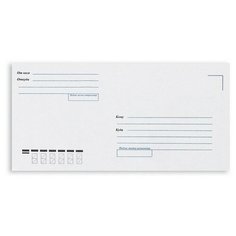 Конверты ForPost Куда-Кому, E65, стрип, 110х220 мм, 1000 шт