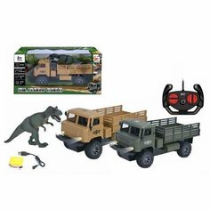 Игровой набор Военный, в комплекте: фигурка, машина радиоуправляемая, свет, аккумулятор, USB шнур Shantoy Gepai FN565-K Наша Игрушка