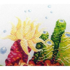 Набор для вышивания Актиния и кораллы 25 х 30 см марья искусница 03.019.03