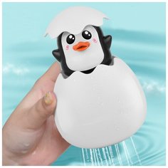 Игрушка для купания яйцо лейка "пингвин"/ Детская игрушка для ванны Нет бренда