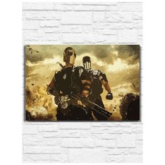 Картина по номерам на холсте Army Of Two (арми оф ту, шутер, PS, Xbox, PC, Switch) - 10331 60х40