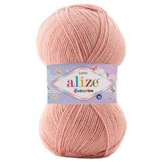 Пряжа Alize Sekerim Bebe, 100 % акрил, 100 г, 320 м, 5 шт., 161 пудра