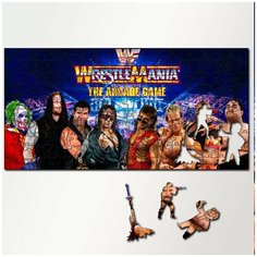 Пазл из дерева с фигурками, 230 деталей, 46х23 см игры Wrestlemania - 5591 Puzzle Wood