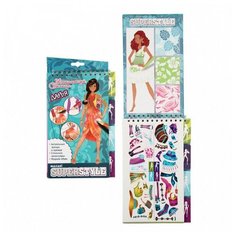 Дарья Альбом для творчества с наклейками и трафаретами Mazari Не указан