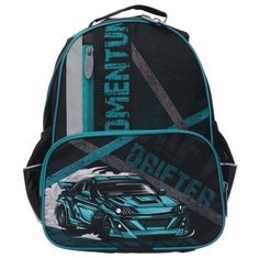 Рюкзак школьный, 37 х 26 х 13 см, эргономичная спинка, Calligrata ОРТ "Тачка"