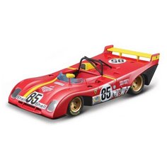 Машинка металлическая коллекционная 1:43 Ferrari Racing - 312 P 1972 18-36302 Bburago