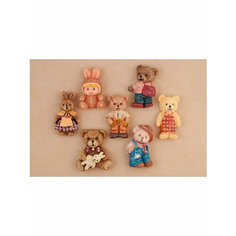 Молд для рукоделия 046 набор мишек Hobby Page