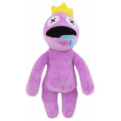 Мягкая игрушка Радужные друзья Rainbow friends Blue фиолетовый 20см Pixel Crew