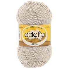 Пряжа Adelia AURA (018), бежевый, 10 шт. по 50 г