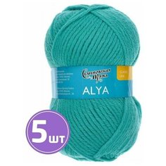 Пряжа Семеновская пряжа Alya (1330), айсберг, 5 шт. по 100 г