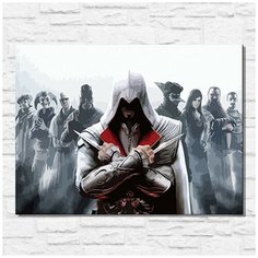 Картина по номерам на холсте игра Assassins - Brotherhood - 11553 Г 30x40