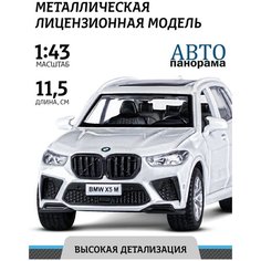 Машинка металлическая инерционная ТМ Автопанорама BMW X5M, М1:43, JB1251562