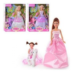 Кукла Defa Lucy Волшебный мир, в наборе с куколкой-дочкой на пони, высота кукол: 29 и 10 см