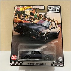 Детская Машинка 1:64 Hot Wheels Premium Редкая модель 87 BUICK REGAL GNX Из Серии Boulevard