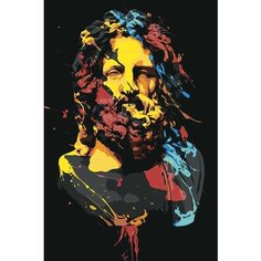 Картина по номерам "Античные статуи: Зевс Арт", Раскраска 40x60 см, Античность