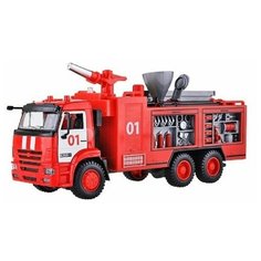 Игрушка пожарная машинка с водой: звук сирены, колёса поворачиваются, свет, двери открываются, 9624B/DT Play Smart