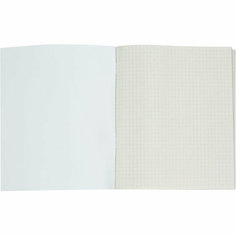 Тетрадь общая А4,80л, кл, скреп, бумвинил, блок офсет-2 Синяя, 1226520 - 1 шт. Noname