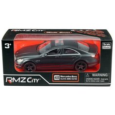 Машинка металлическая Uni-Fortune RMZ City 1:32 Mercedes Benz CLS 63 AMG, инерционная, черный матовы