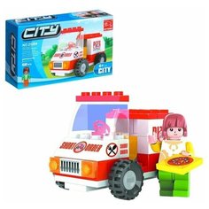 Конструктор «Доставка пиццы», 58 деталей Нет бренда