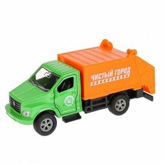 Игрушечная металлическая модель ГАЗ Газон Next Мусоровоз 15,5 см Технопарк