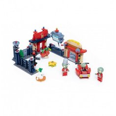 Детский развивающий конструктор GUDI Растения против Зомби: Далекое Будущее 6 в 1, Plants vs Zombies (60020)