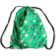 Сумка-мешок для сменной обуви / спортивной одежды "Животные" АвтоЕва.рф