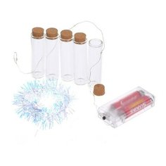 Набор для опытов "Новогодняя гирлянда с мишурой", в пакете Нет бренда