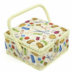 LY1633S PVC Tray Шкатулка малая, декоративная, Швейная фурнитура, 20*20*11см Айрис