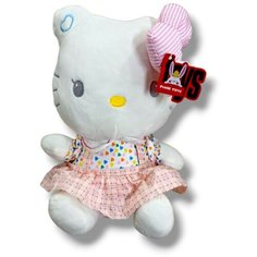 Мягкая игрушка Китти Kitty 30 см в платье и с бантом китай
