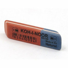 Ластик (KOH-I-NOOR) Blue Star 57*14мм арт.6521/60. Количество в наборе 24 шт.