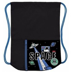 Сумка-мешок для сменной обуви Hatber Стражи галактики 34х41 см с карманом на молнии