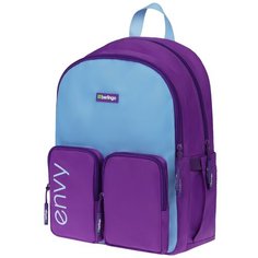 Рюкзак Berlingo "Envy", 39х28х17 см, 2 отделения, 4 кармана, уплотненная спинка, голубой (RU09193)