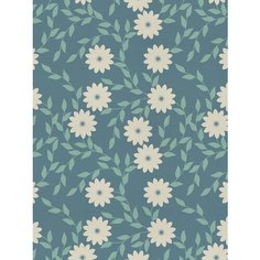 Отрезная ткань для мебели Ambesonne "Весенние стоцветы" метражом для рукоделия и шитья, оксфорд, 155 см