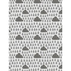 Отрезная ткань для мебели Ambesonne "Графический дождь" метражом для рукоделия и шитья, оксфорд, 155 см