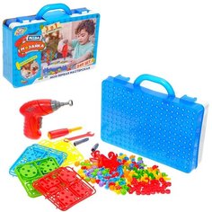 Конструктор-мозаика Моя первая мастерская 3 в 1 (249 элементов) 2021A Yi Ma Toys